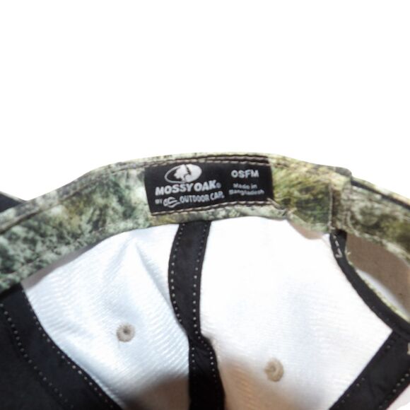 Mossy Oak Men Hat Forest Camo Adjustable Strapback Baseball Cap - Picture 6 of 6